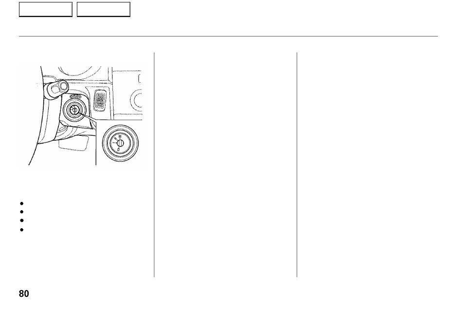 Keys and locks | Acura 2001 RL - Owner's Manual User Manual | Page 83 / 333