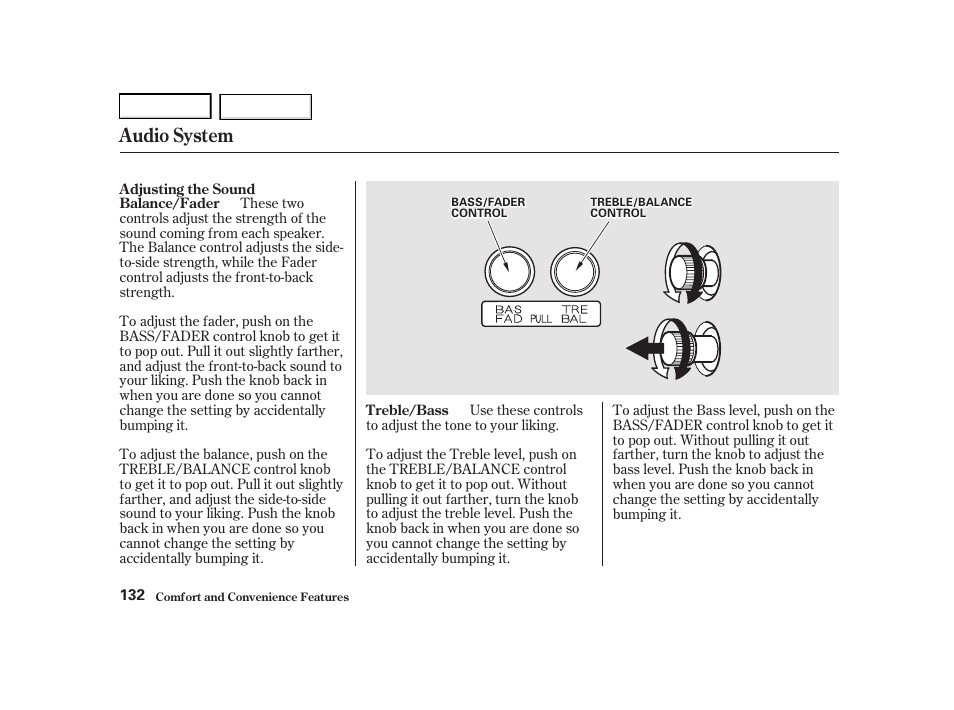 Audio system | Acura 2001 TL - Owner's Manual User Manual | Page 135 / 319