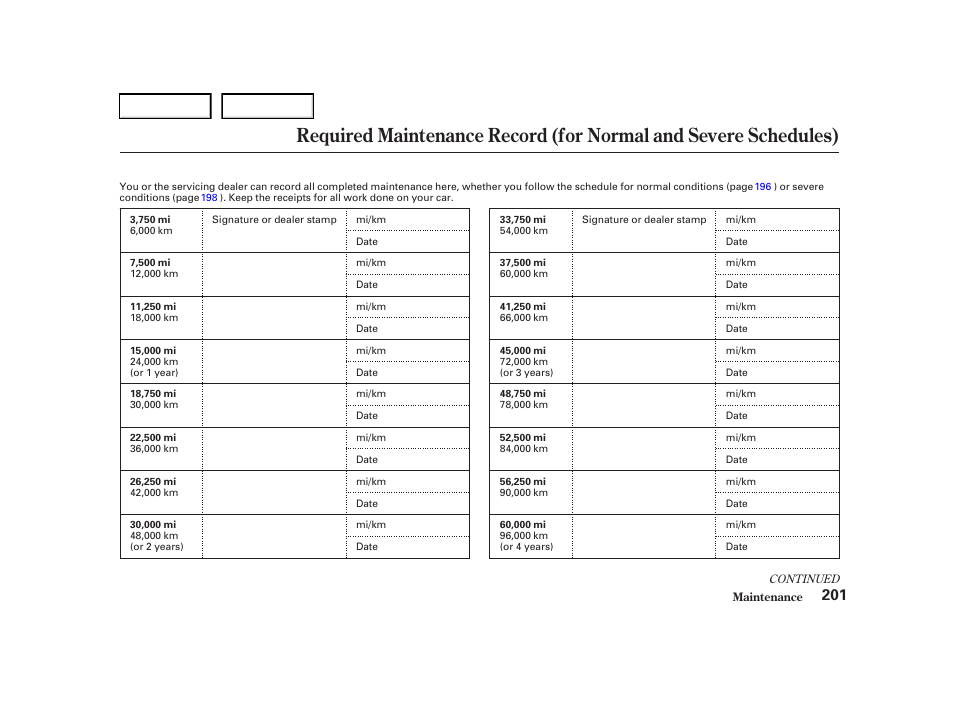 Acura 2001 TL - Owner's Manual User Manual | Page 204 / 319