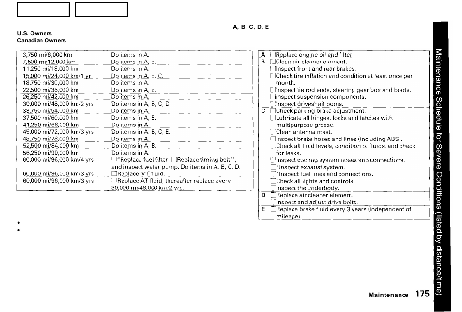 Acura 2001 NSX - Owner's Manual User Manual | Page 178 / 305
