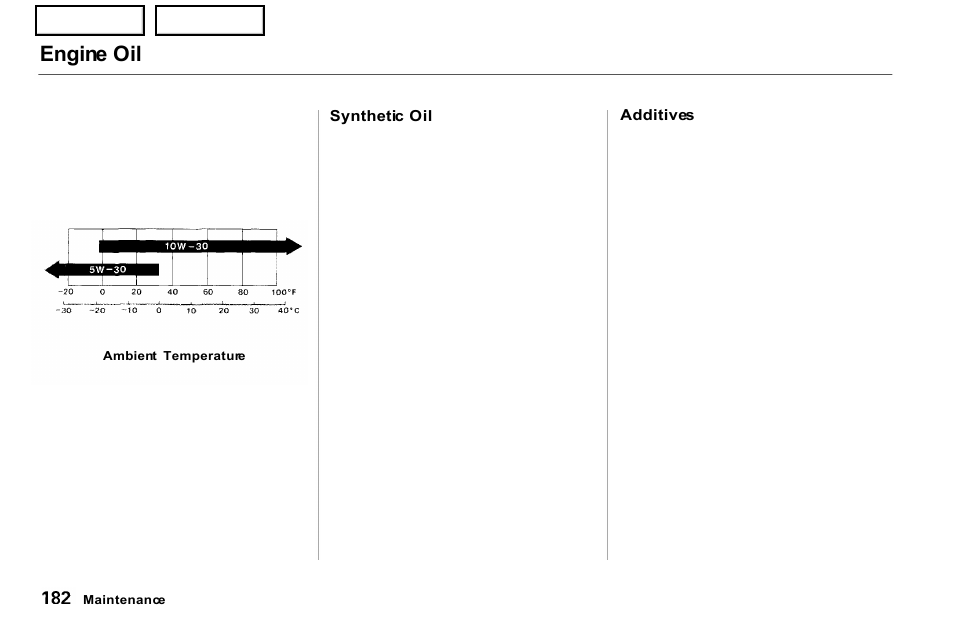 Engine oil | Acura 2001 NSX - Owner's Manual User Manual | Page 185 / 305