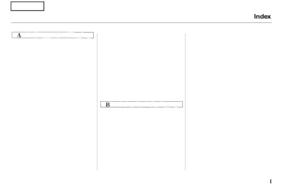 Index, Continued | Acura 2001 NSX - Owner's Manual User Manual | Page 296 / 305