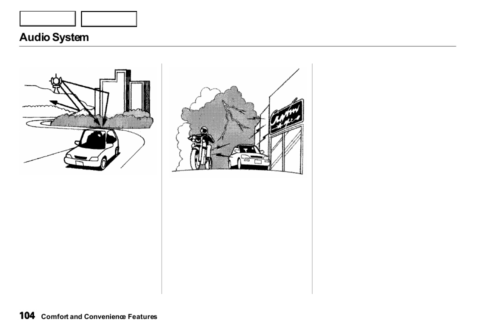 Audio system | Acura 2001 Integra Sedan - Owner's Manual User Manual | Page 107 / 276