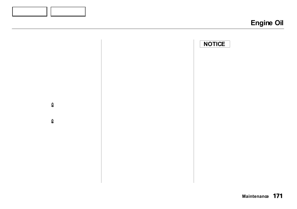 Engine oil | Acura 2001 Integra Sedan - Owner's Manual User Manual | Page 174 / 276