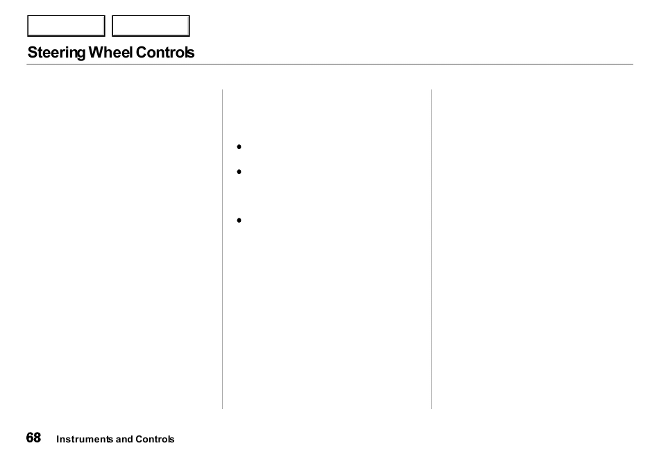 Steering wheel controls | Acura 2001 Integra Sedan - Owner's Manual User Manual | Page 71 / 276