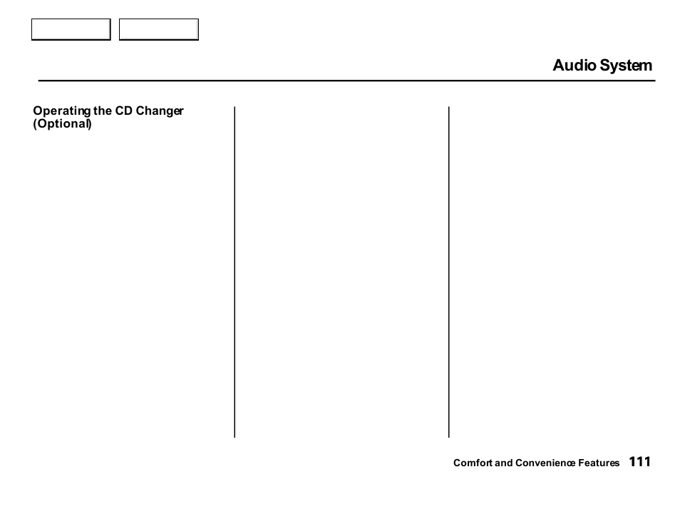 Audio system | Acura 2001 Integra Hatchback - Owner's Manual User Manual | Page 114 / 285