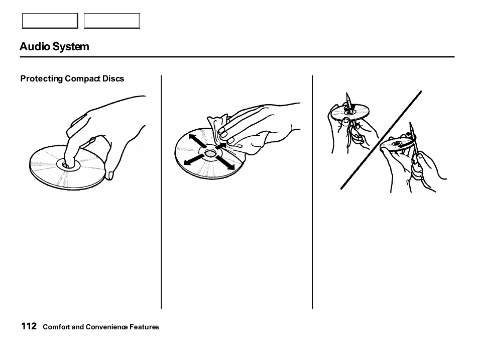 Audio system | Acura 2001 Integra Hatchback - Owner's Manual User Manual | Page 115 / 285