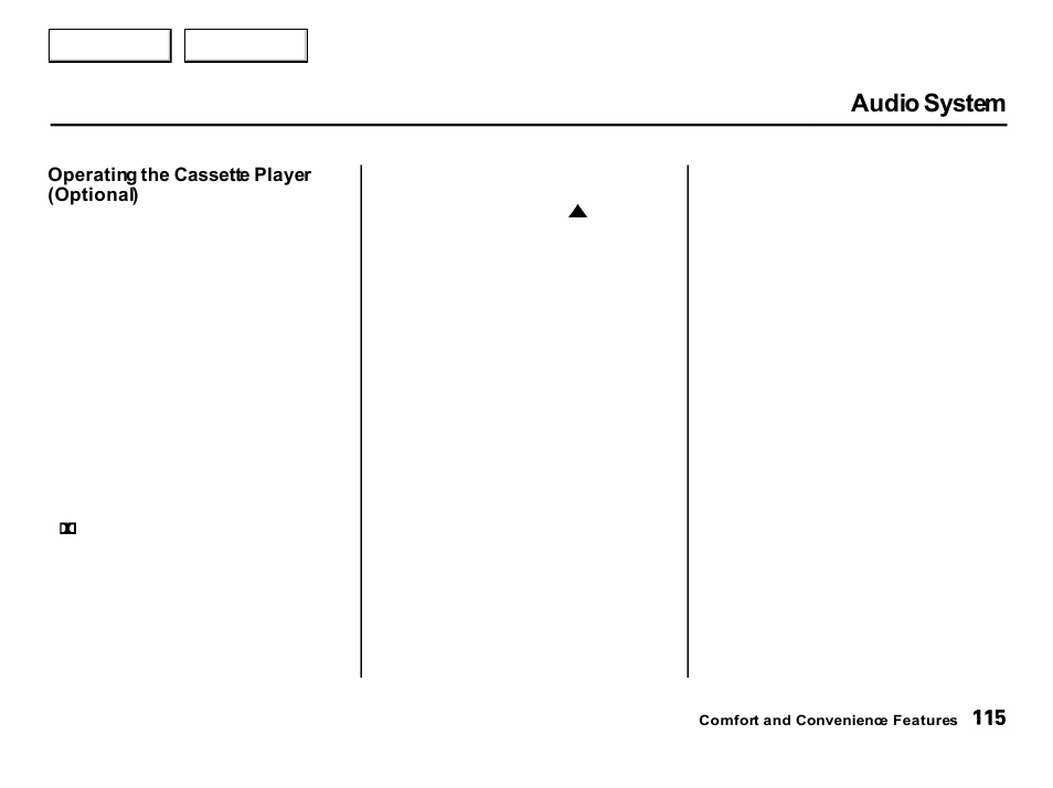 Audio system | Acura 2001 Integra Hatchback - Owner's Manual User Manual | Page 118 / 285