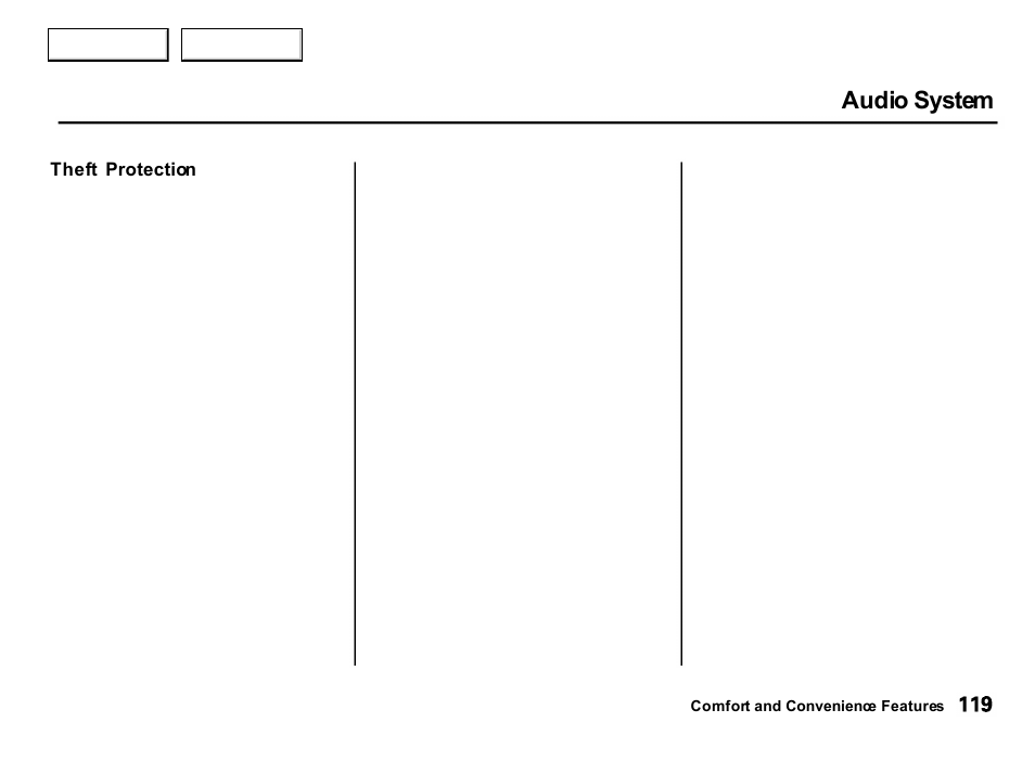 Audio system | Acura 2001 Integra Hatchback - Owner's Manual User Manual | Page 122 / 285