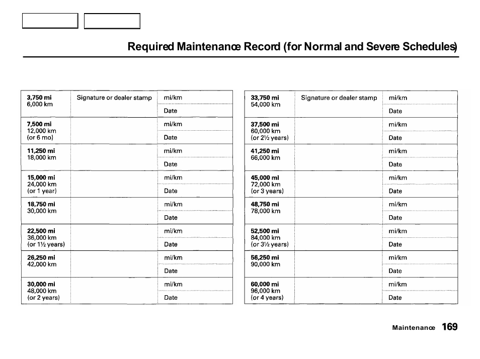 Acura 2001 Integra Hatchback - Owner's Manual User Manual | Page 172 / 285