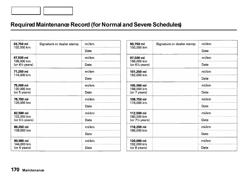 Acura 2001 Integra Hatchback - Owner's Manual User Manual | Page 173 / 285