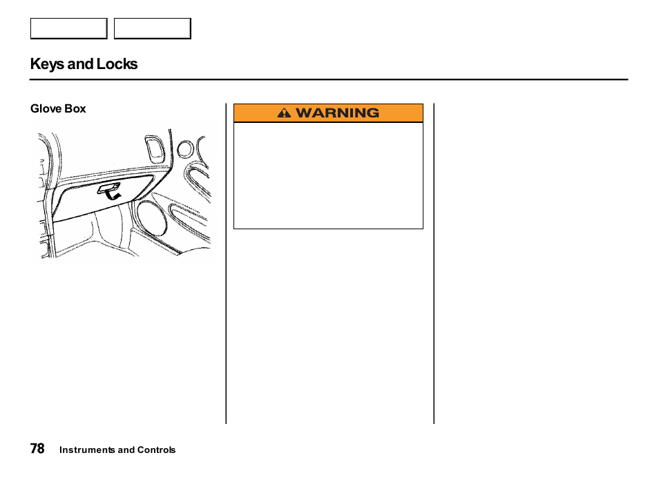 Keys and locks | Acura 2001 Integra Hatchback - Owner's Manual User Manual | Page 81 / 285