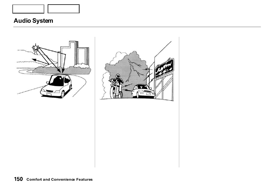 Audio system | Acura 2000 RL - Owner's Manual User Manual | Page 153 / 330