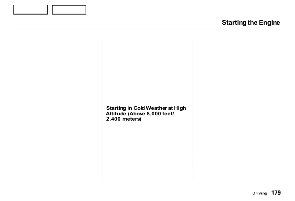 Starting the engine | Acura 2000 RL - Owner's Manual User Manual | Page 182 / 330