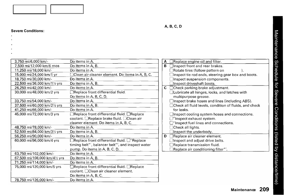 Acura 2000 RL - Owner's Manual User Manual | Page 212 / 330