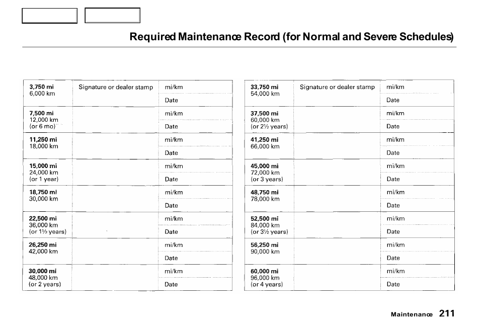 Acura 2000 RL - Owner's Manual User Manual | Page 214 / 330