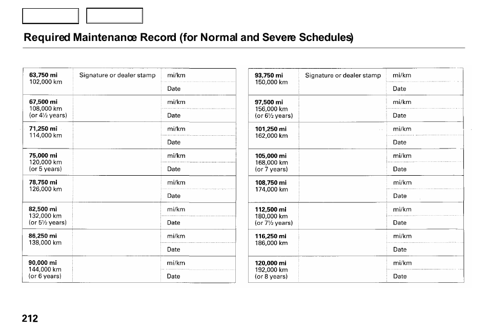 Acura 2000 RL - Owner's Manual User Manual | Page 215 / 330