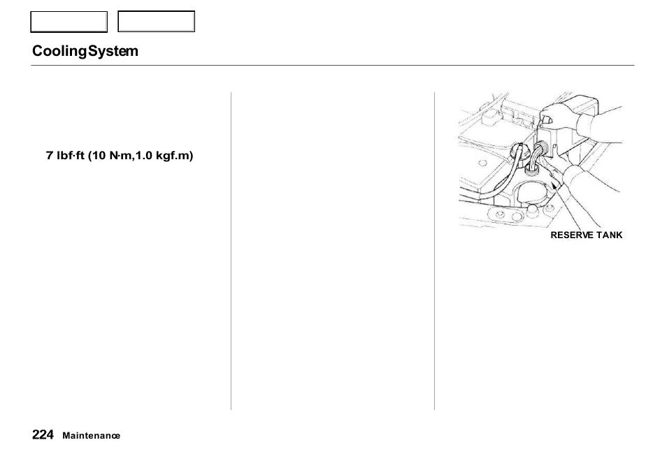 Cooling system | Acura 2000 RL - Owner's Manual User Manual | Page 227 / 330