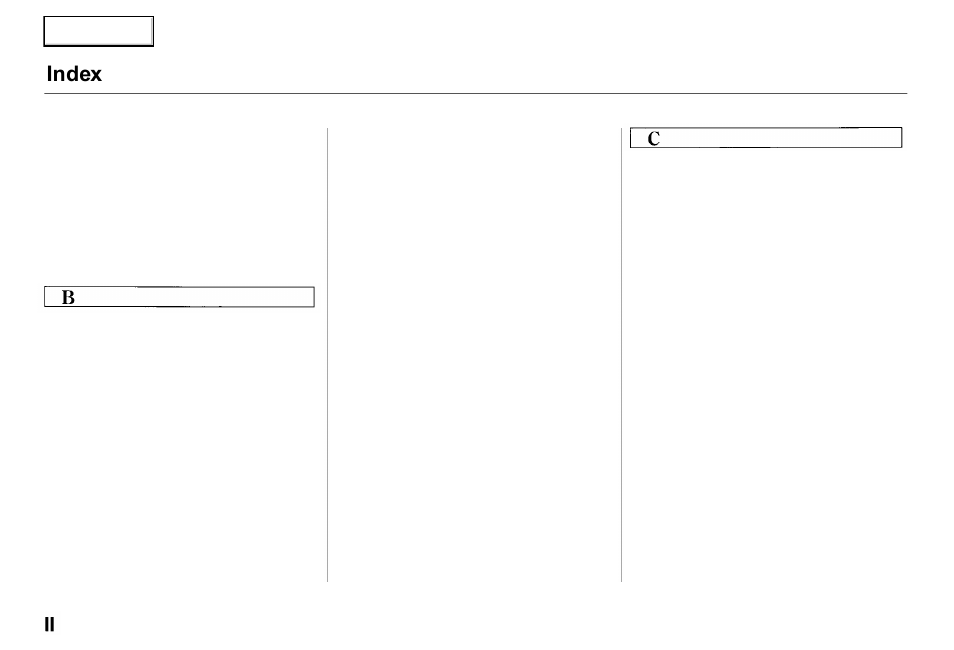 Index | Acura 2000 RL - Owner's Manual User Manual | Page 321 / 330