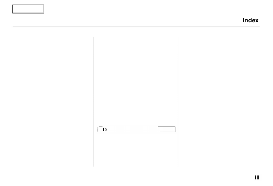 Index | Acura 2000 RL - Owner's Manual User Manual | Page 322 / 330