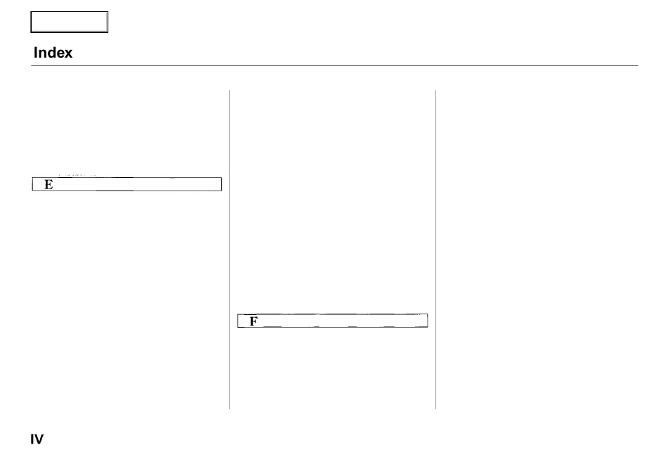 Index | Acura 2000 RL - Owner's Manual User Manual | Page 323 / 330