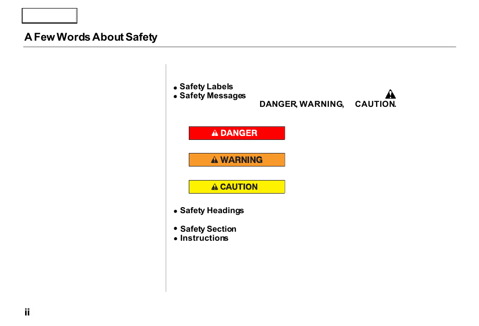 A few words about safety | Acura 2000 RL - Owner's Manual User Manual | Page 4 / 330