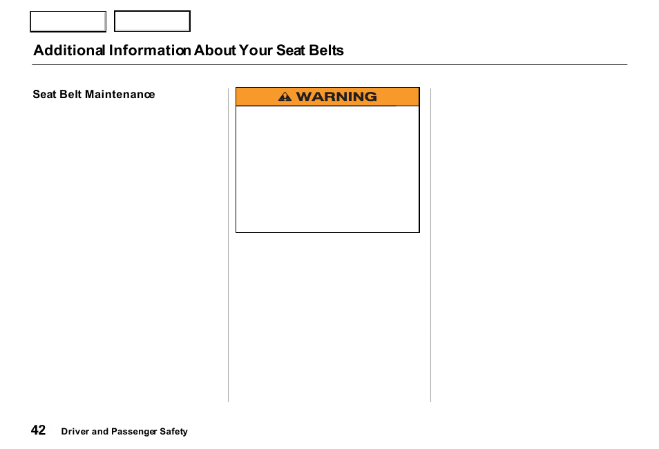 Additional information about your seat belts | Acura 2000 RL - Owner's Manual User Manual | Page 45 / 330