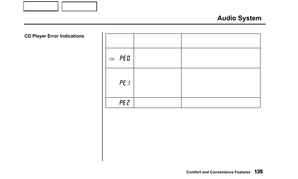 Audio system | Acura 2000 TL - Owner's Manual User Manual | Page 138 / 311