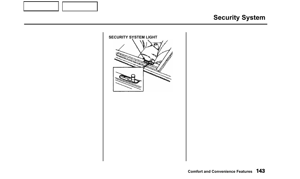 Security system | Acura 2000 TL - Owner's Manual User Manual | Page 146 / 311