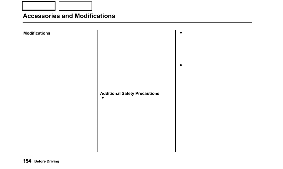 Accessories and modifications | Acura 2000 TL - Owner's Manual User Manual | Page 157 / 311