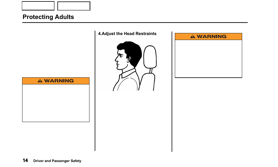 Protecting adults | Acura 2000 TL - Owner's Manual User Manual | Page 17 / 311