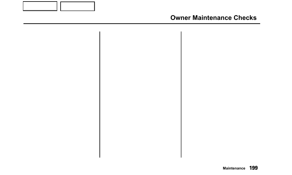 For information, Owner maintenance checks | Acura 2000 TL - Owner's Manual User Manual | Page 202 / 311