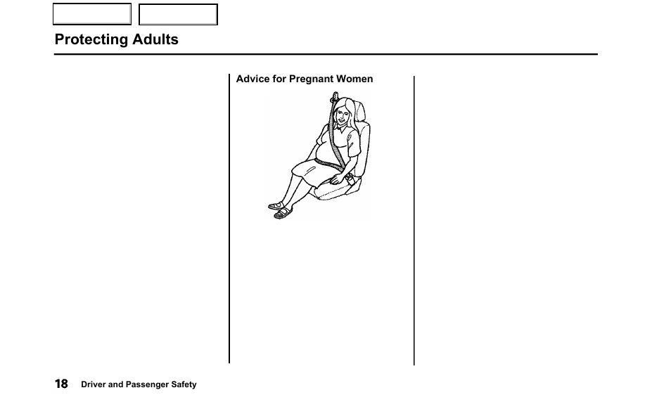 Protecting adults | Acura 2000 TL - Owner's Manual User Manual | Page 21 / 311