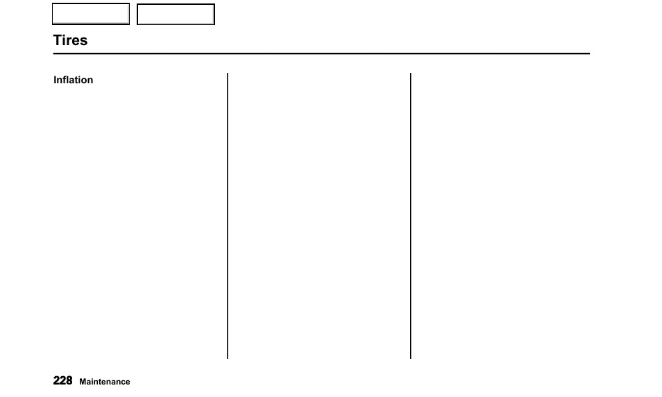 Tires | Acura 2000 TL - Owner's Manual User Manual | Page 231 / 311