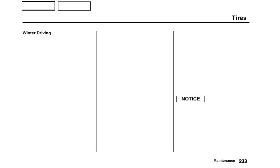 Tires | Acura 2000 TL - Owner's Manual User Manual | Page 236 / 311