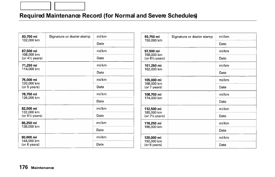 Acura 2000 NSX - Owner's Manual User Manual | Page 179 / 304