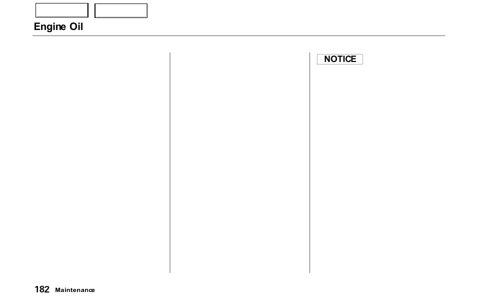 Engine oil | Acura 2000 NSX - Owner's Manual User Manual | Page 185 / 304