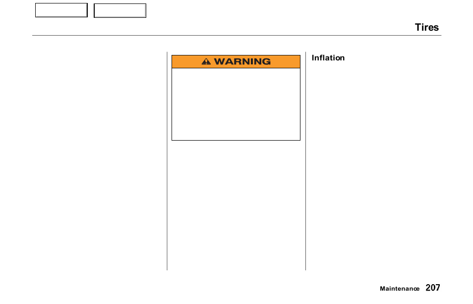 Tires | Acura 2000 NSX - Owner's Manual User Manual | Page 210 / 304