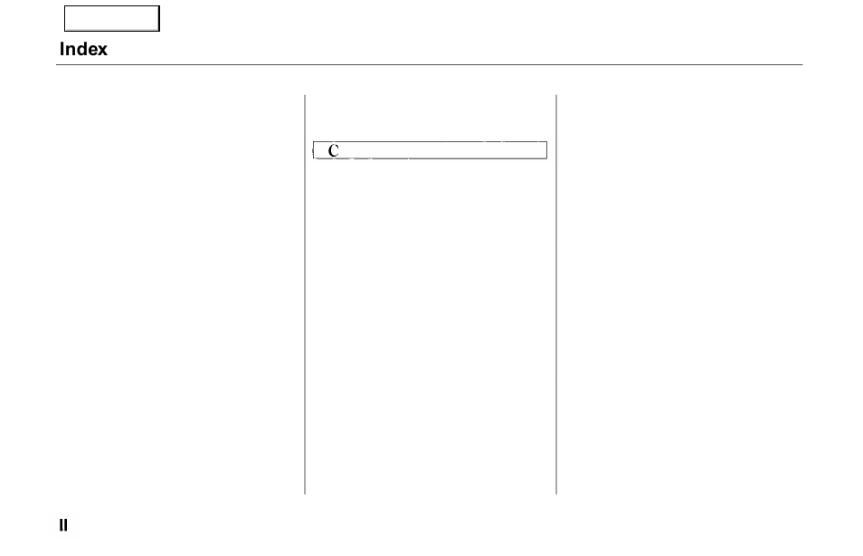 Index | Acura 2000 NSX - Owner's Manual User Manual | Page 295 / 304