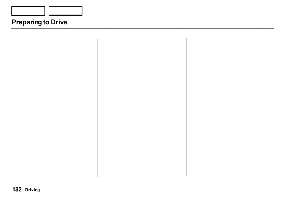 Preparing to drive | Acura 2000 Integra Sedan - Owner's Manual User Manual | Page 135 / 273