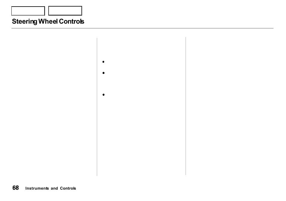 Steering wheel controls | Acura 2000 Integra Sedan - Owner's Manual User Manual | Page 71 / 273