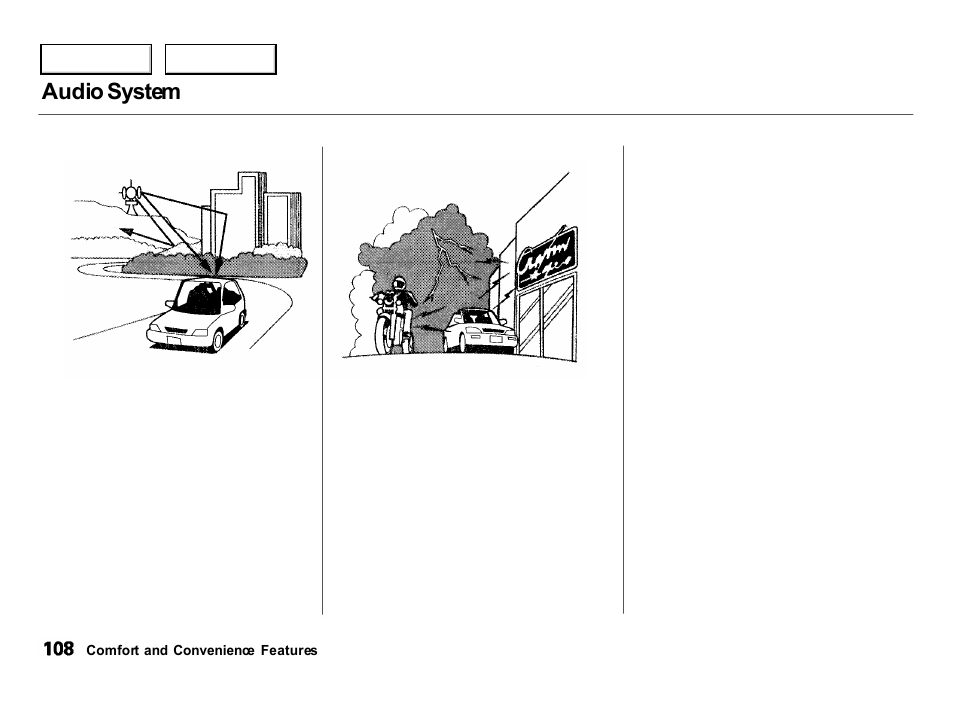 Audio system | Acura 2000 Integra Hatchback - Owner's Manual User Manual | Page 111 / 279