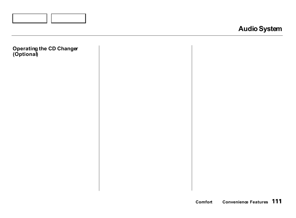 Audio system | Acura 2000 Integra Hatchback - Owner's Manual User Manual | Page 114 / 279