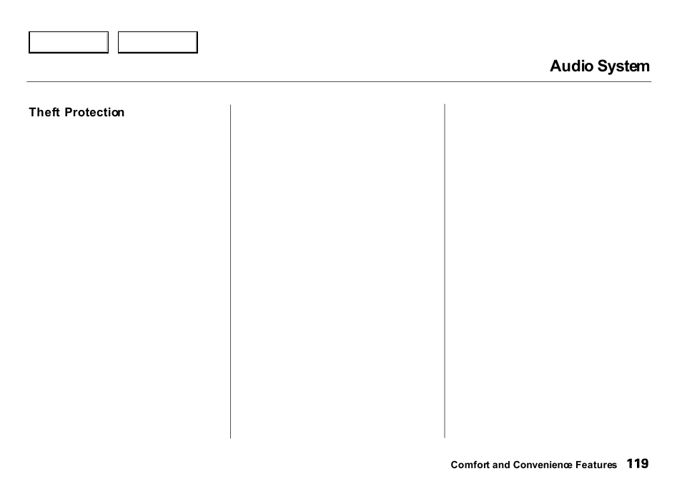 Audio system | Acura 2000 Integra Hatchback - Owner's Manual User Manual | Page 122 / 279