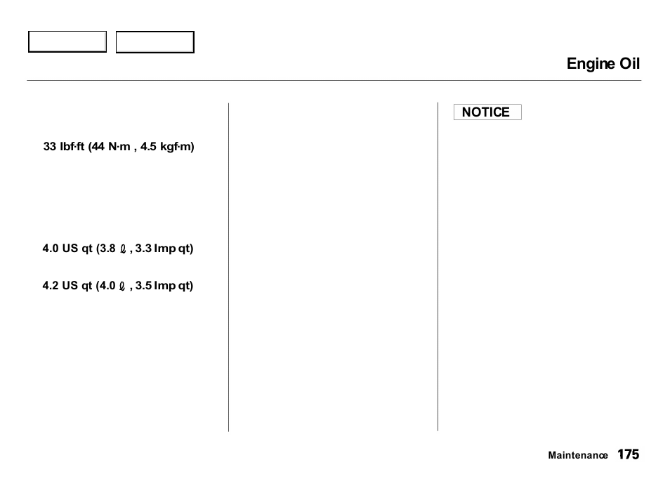 Engine oil | Acura 2000 Integra Hatchback - Owner's Manual User Manual | Page 178 / 279