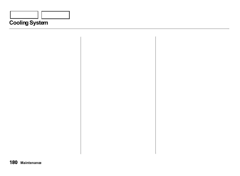 Cooling system | Acura 2000 Integra Hatchback - Owner's Manual User Manual | Page 183 / 279