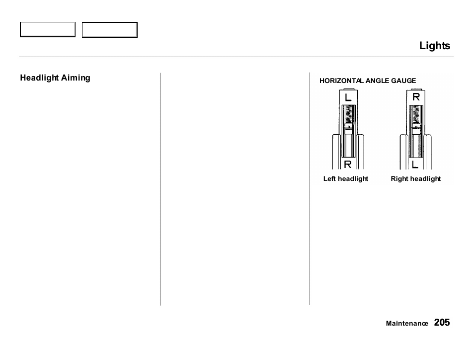 Lights | Acura 2000 Integra Hatchback - Owner's Manual User Manual | Page 208 / 279