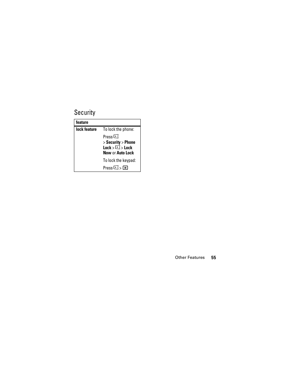 Security | Boost Mobile i855 User Manual | Page 59 / 84
