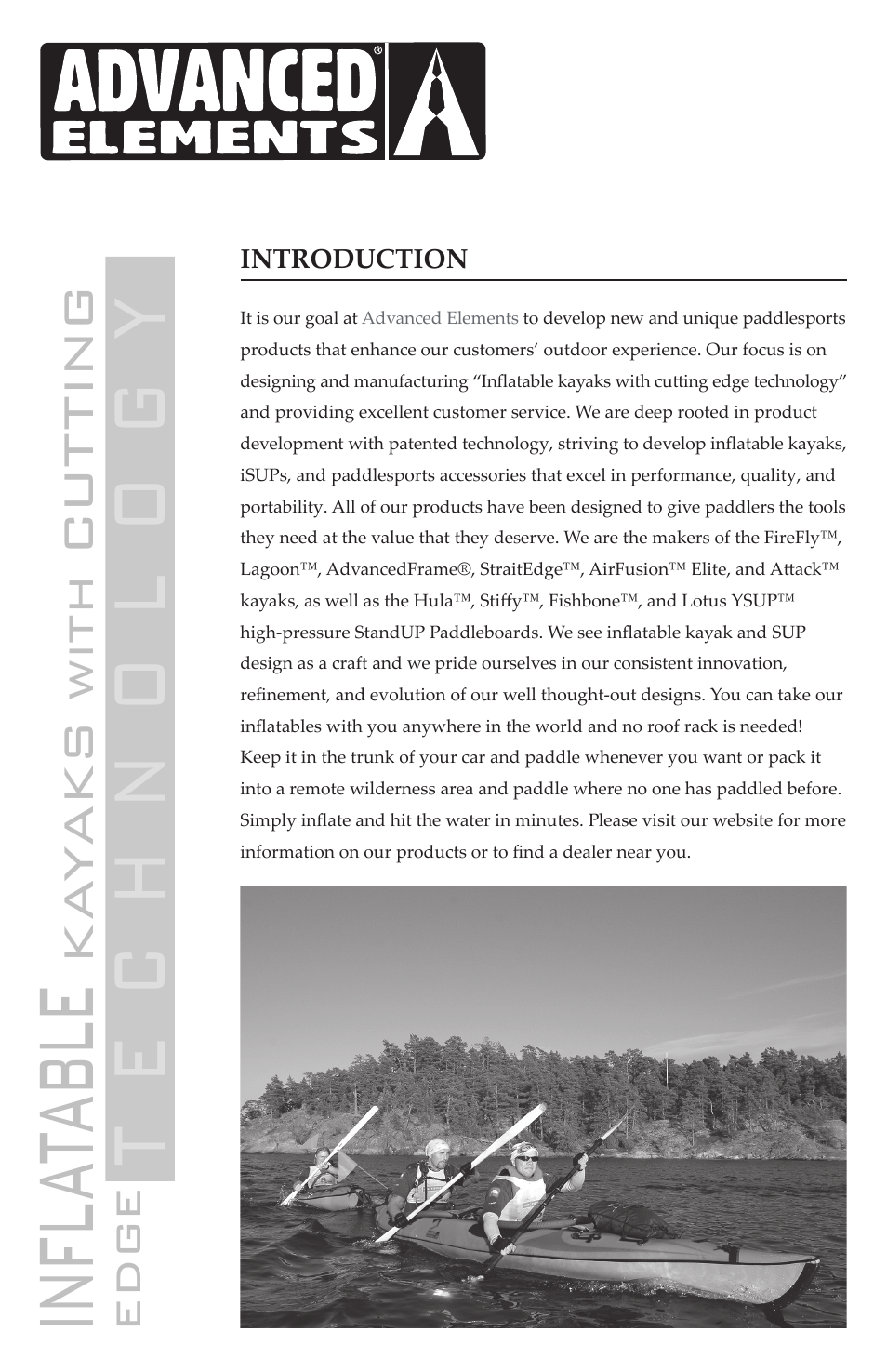 Inf la table | Advanced Elements AE1031 User Manual | Page 2 / 20