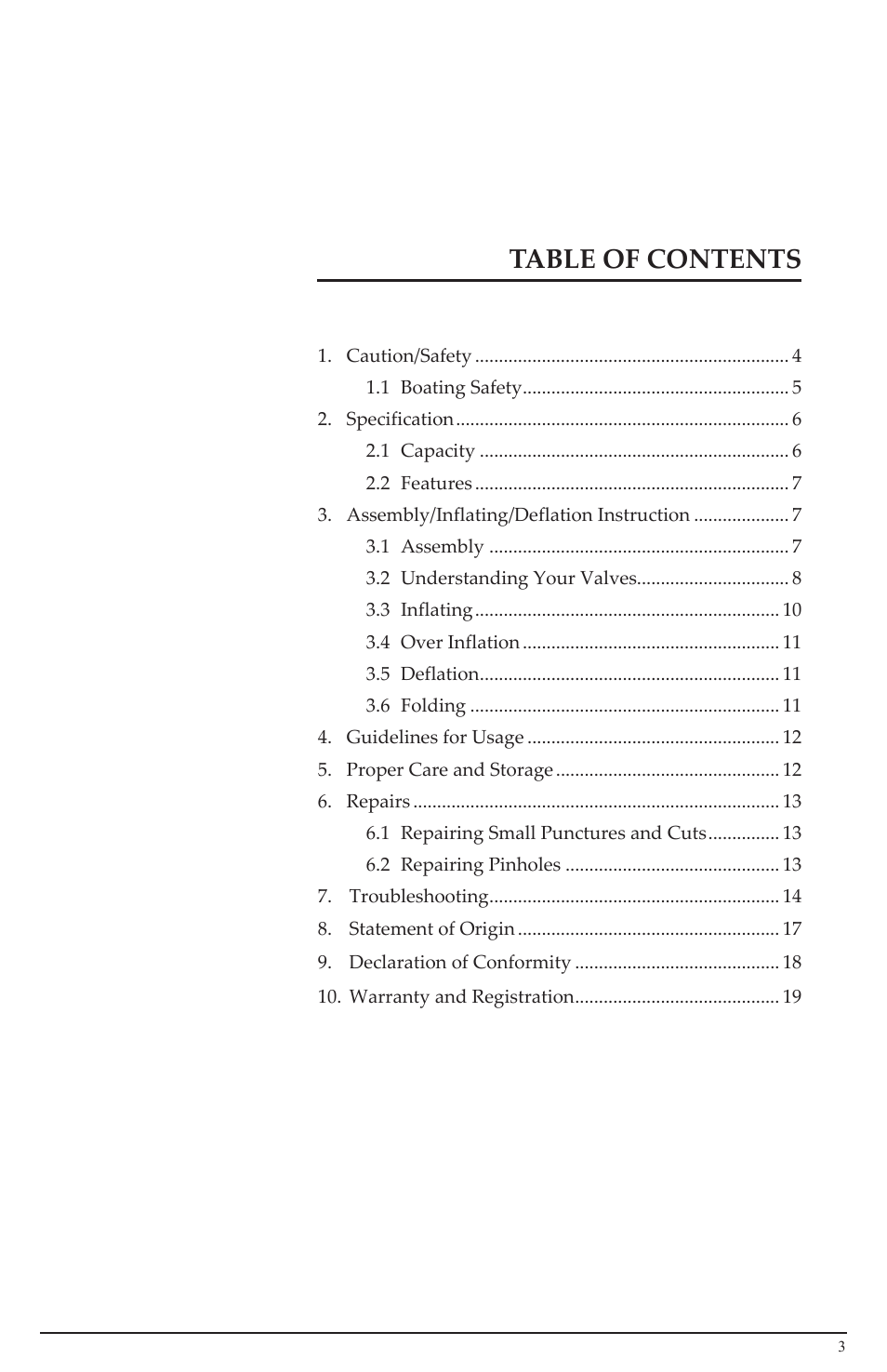 Advanced Elements AE1033 User Manual | Page 3 / 20